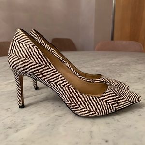 Zebra Print Pony Hair Pumps